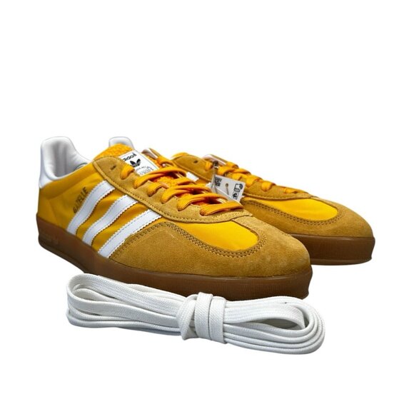 Adidas Gazelle Indoor Crew Yellow White Shoes IE6606 Men\'s Sizes 12 - 13 * main image 5